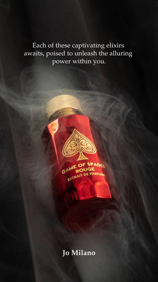 GAME OF SPADES ROUGE EXTRAIT UNISEX EDP - 100ML (3.40Z) BY JO MILANO