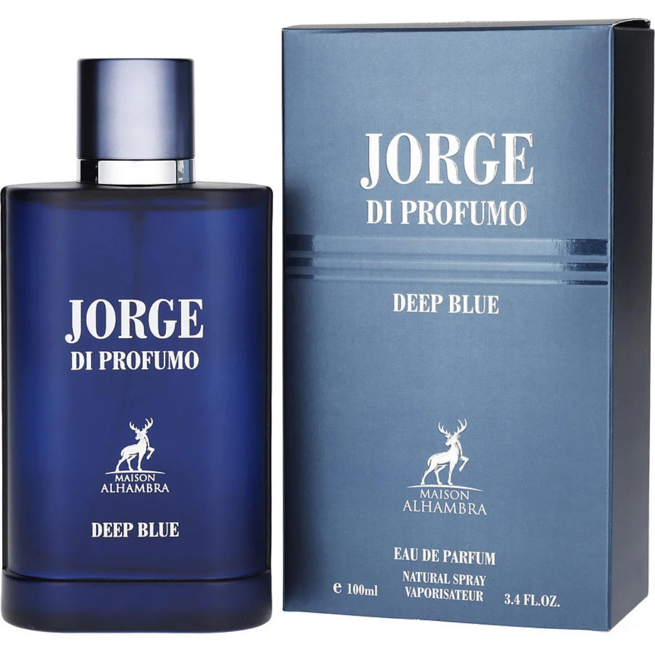JORGE DI PROFUMO DEEP BLUE MEN EDP - 100MI (3.40Z) BY MAISON ALHAMBRA