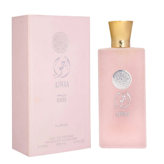 AJWAA ROSES WOMEN EDP - 100ML (3.40Z) BY NUSUK