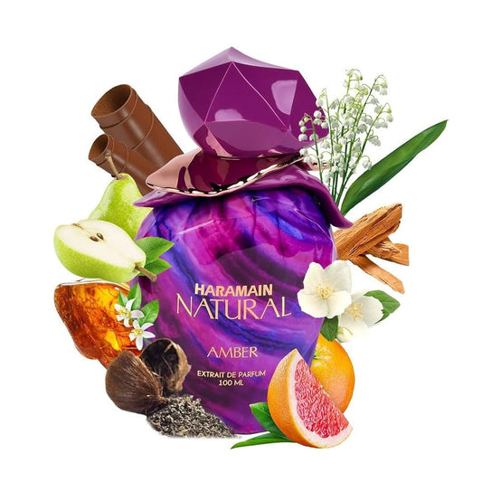 AL HARAMAIN NATURAL AMBER WOMEN EDP - 100MI (3.4oz) EXTRAIT DE PERFUM