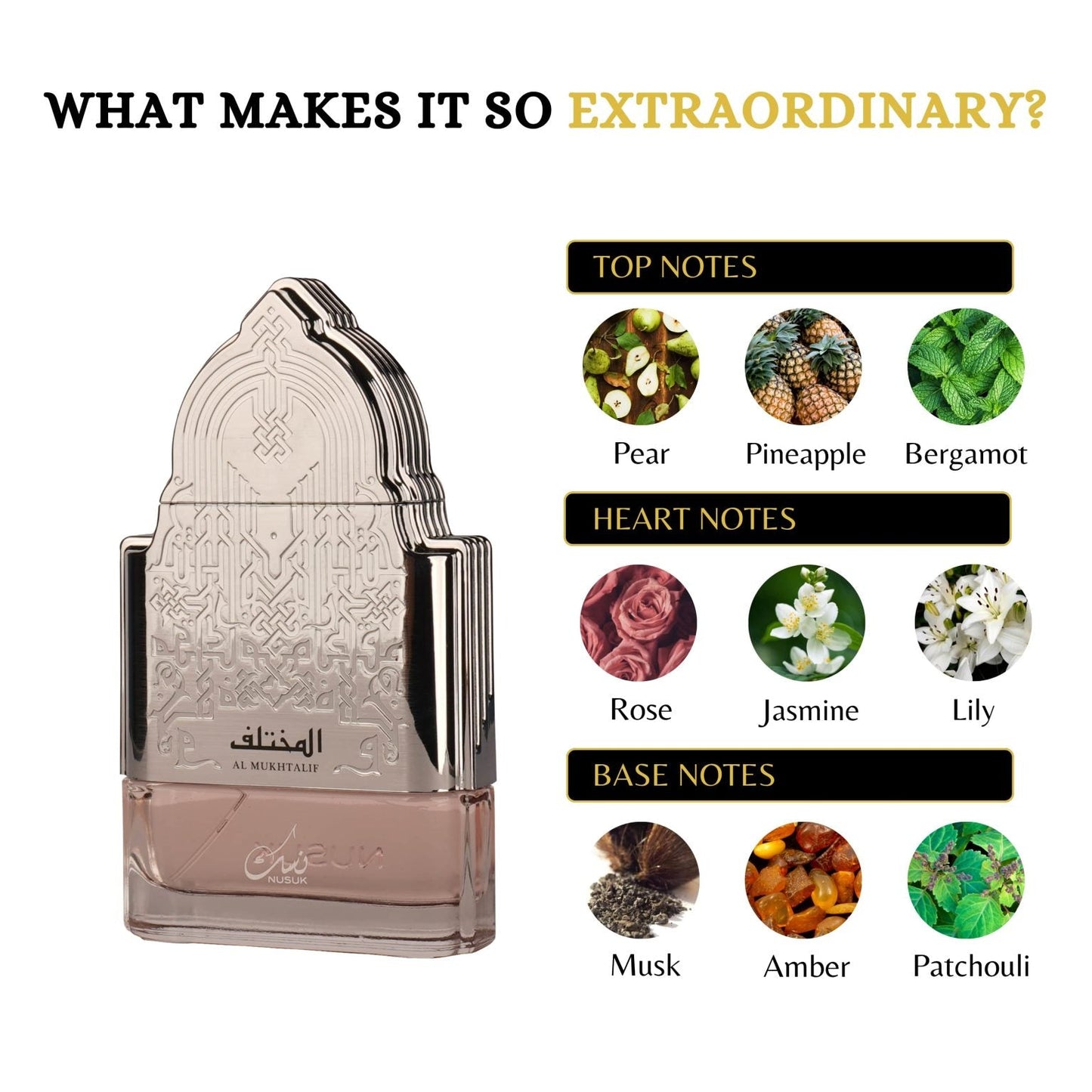 AL MUKHTALIF WOMEN EDP - 100ML (3.4OZ) BY NUSUK