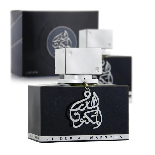 AL DUR AL MAKNOON SILVER MEN EDP - 100ML (3.4OZ) BY LATTAFA