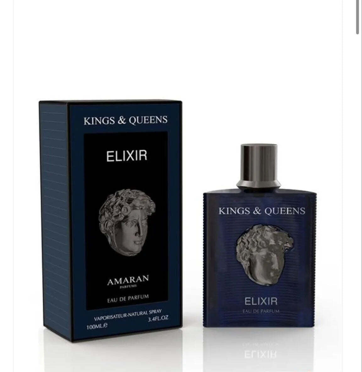 KINGS & QUEENS ELIXIR MEN EDP - 100MI (3.40Z) BY AMARAN