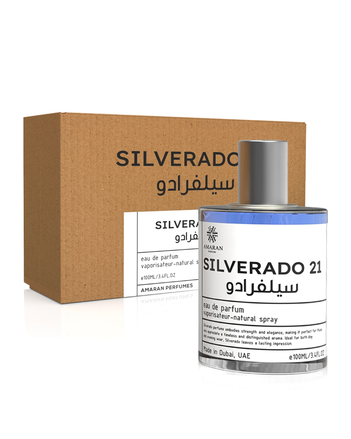 SILVERADO 21 EDP UNISEX - 100ML (3.4OZ) BY AMARAN