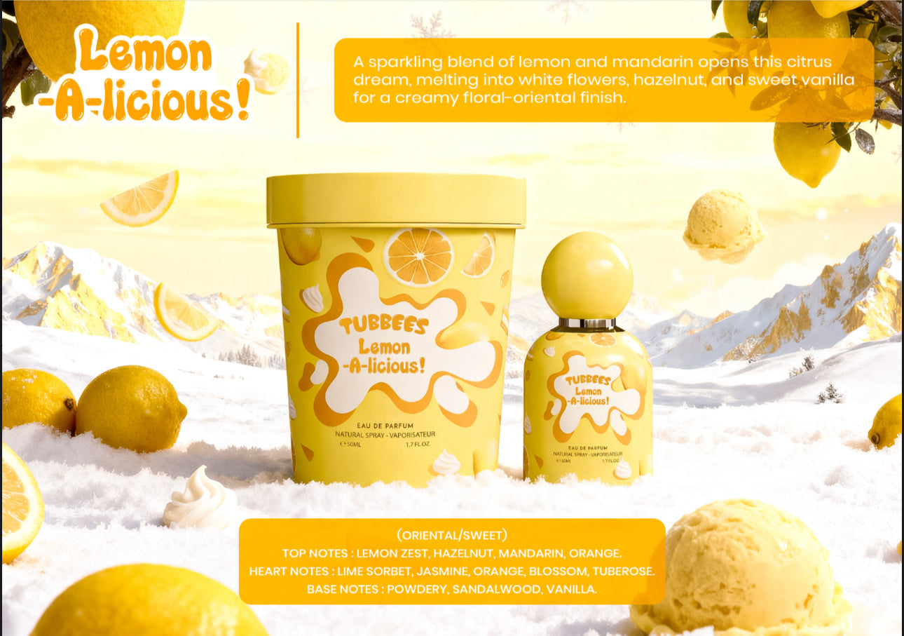 TUBBEES LEMON A LICIOUS 50ML BY LE GRANDEUR